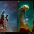 The Pillars of Creation — 1995 and 2015 comparison