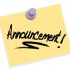 announcement
