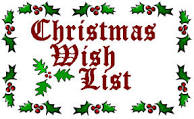 Christmas Wish List Of 2013
