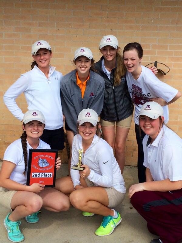 Lady+Cougar+Golf+Team+Place+Second+At+Sulphur+