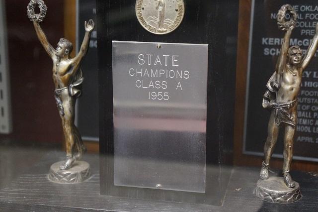 State Champions, Class A Football, in 1955.