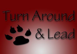 Turn around and lead