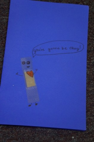"You're gonna be okay" card for Victor 
