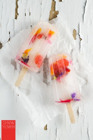 DIY-Edible Lemonade Flower Popsicles