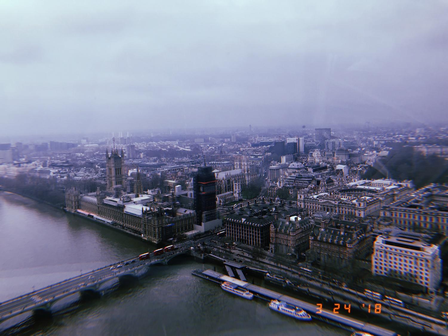 View from the London Eye.