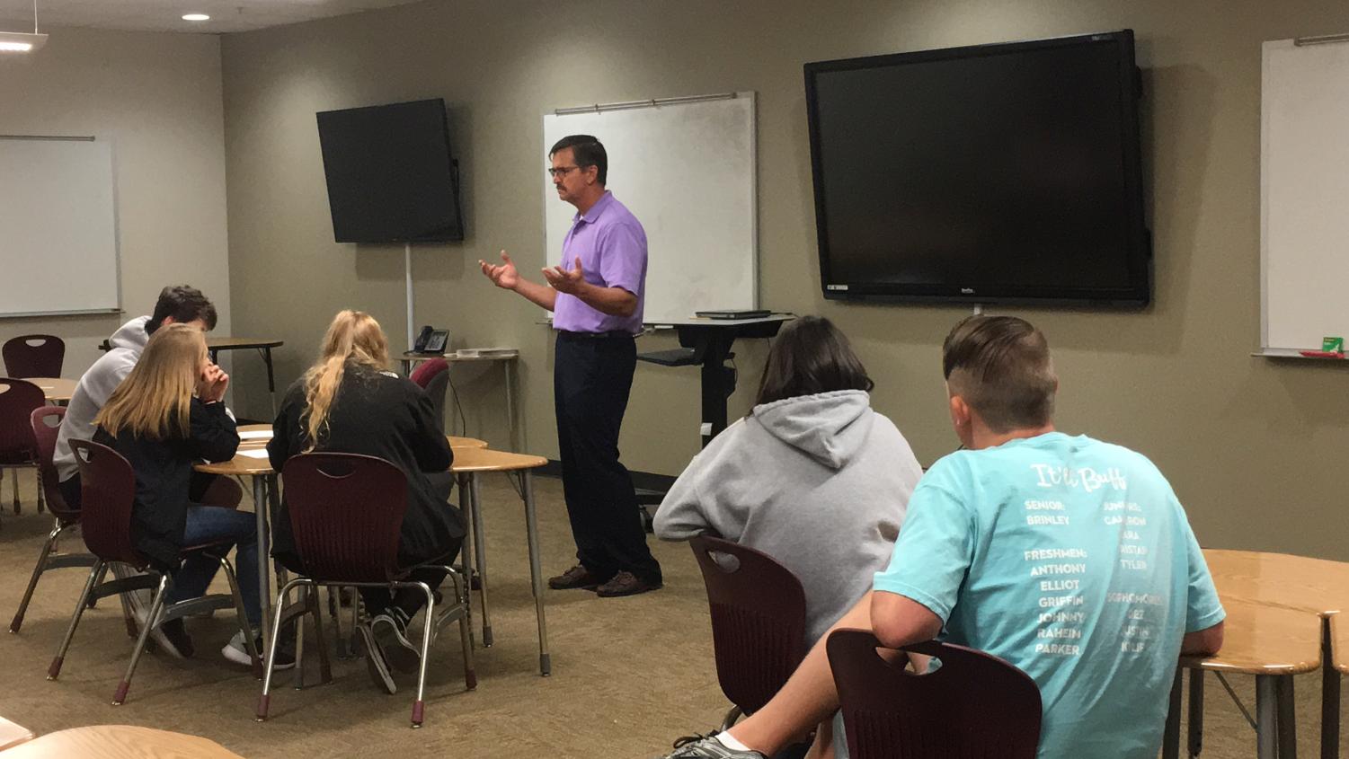 Ronny Johns visits Ada High School to answer The Cougar Call staff's questions regarding his candidacy, policies and plans for Oklahoma.