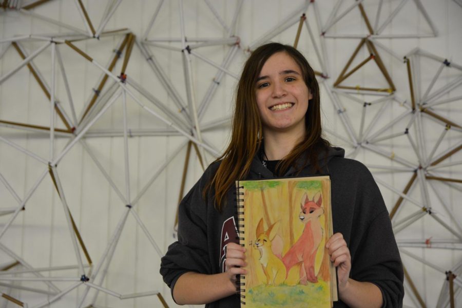 My talent is art. I draw and I sometimes do watercolor. I started at a very young age from watching Disney movies and I really just love art in general. I mostly draw animals. Madison Hocker