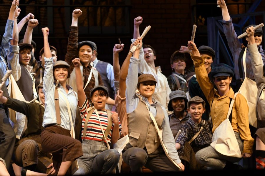 The cast of Ada Highs production of Newsies perform The World Will Know from the original Broadway Musical.