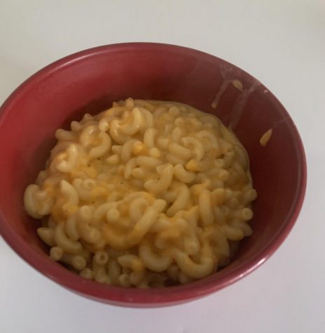 The macaroni and cheese ready to eat!